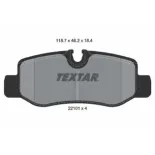 TEXTAR 2210101 Juego de pastillas de freno