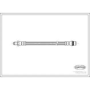 CORTECO 19020028 Tubo flexible de frenos