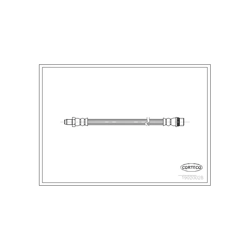 CORTECO 19020028 Tubo flexible de frenos