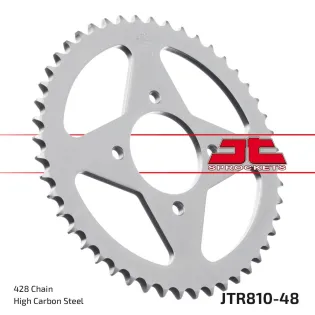 Corona moto JT Sprockets de acero de 48 dientes JTR810.48