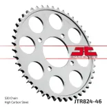 Corona moto JT Sprockets de acero de 46 dientes JTR824.46