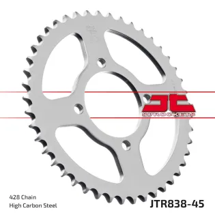 Corona moto JT Sprockets de acero de 45 dientes JTR838.45