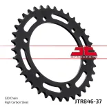 Corona moto JT Sprockets de acero de 37 dientes JTR846.37