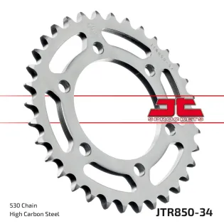 Corona moto JT Sprockets de acero de 34 dientes JTR850.34