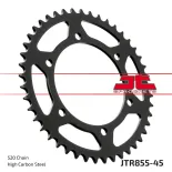 Corona moto JT Sprockets de acero de 45 dientes JTR855.45