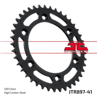 Corona moto JT Sprockets de acero de 41 dientes JTR897.41