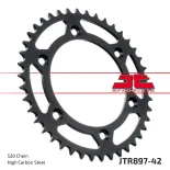 Corona moto JT Sprockets de acero de 42 dientes JTR897.42