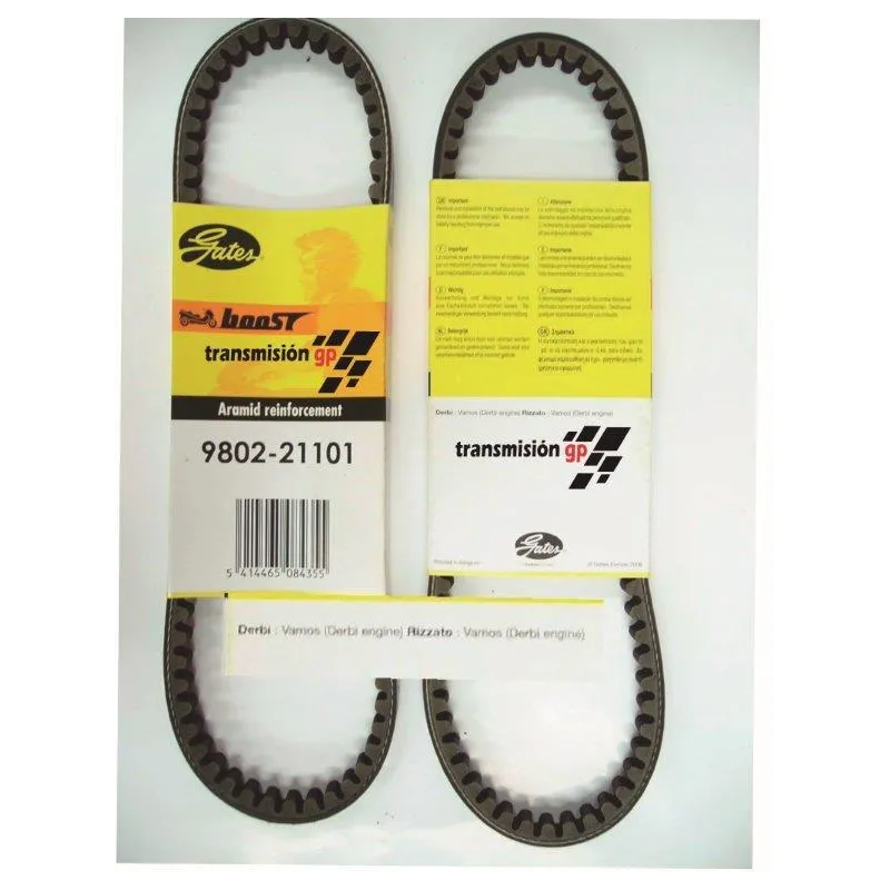 Correa para moto Derbi Vamos 50Cc Gates 9802 21101