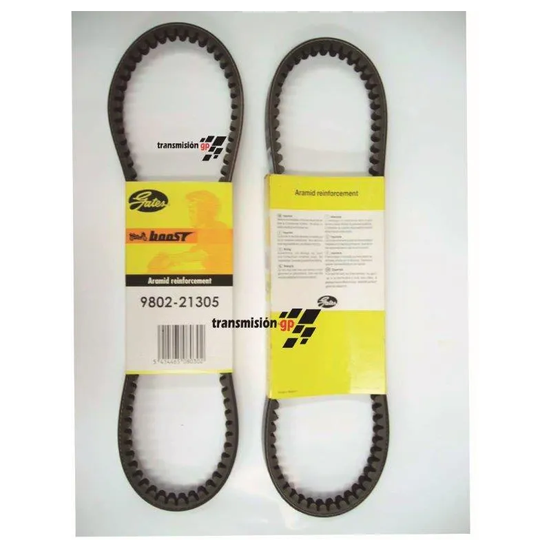 Correa para moto Sccoter Varias Gates 9802 21305