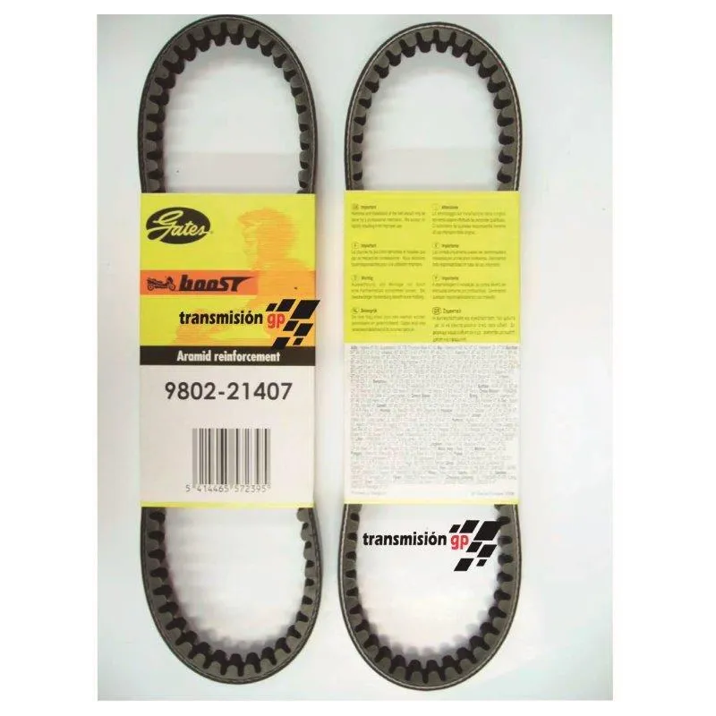 Correa para moto Kymco 50 Agility 4T 12 36243743 Gates 9802 21407