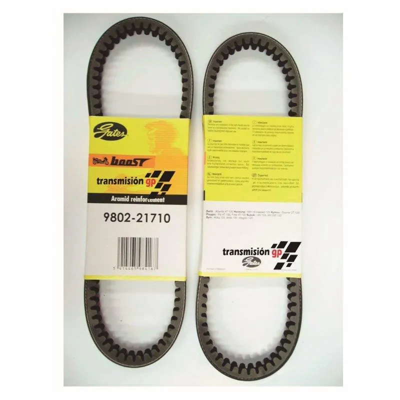 Correa para moto Derbi 100 Atlantis 4T 04 06 Gates 9802 21710