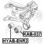 FEBEST KAB-037 Suspensión, Brazo oscilante