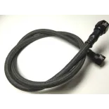 Tubo de moto Carbotec 100mm negro FrenTubo A09C0100