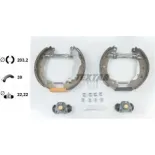 TEXTAR 84037903 Juego de zapatas de frenos