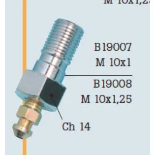 Tornillo purgador zincado FrenTubo B19008