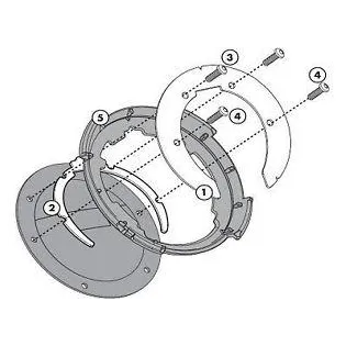 Kita Metalico Aprilia Triumph Mod. Esp - BF02