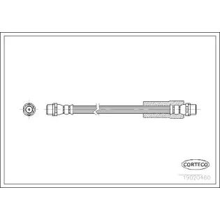 CORTECO 19020460 Tubo flexible de frenos