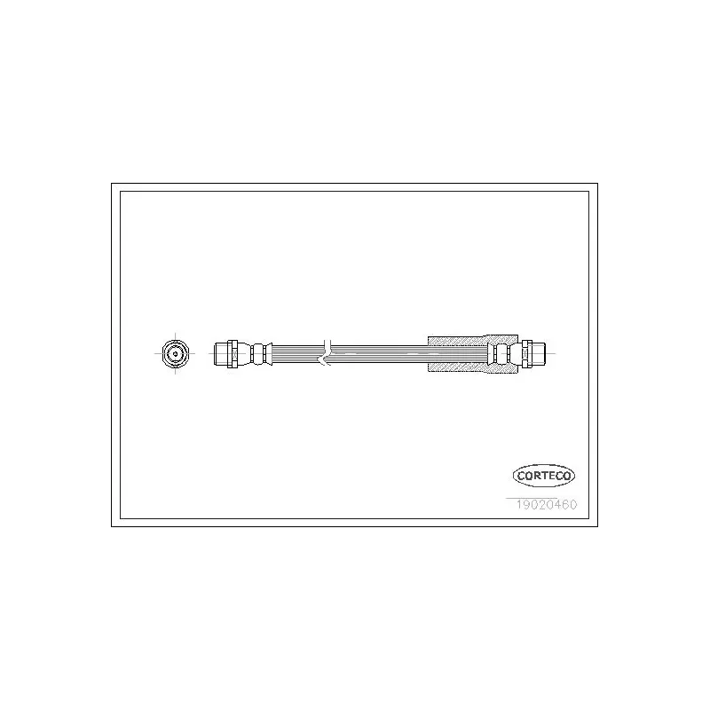CORTECO 19020460 Tubo flexible de frenos