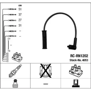 NGK 4053 Juego de cables de encendido