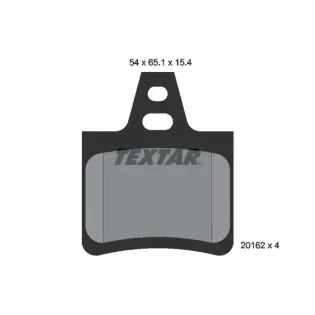 TEXTAR 2016203 Juego de pastillas de freno