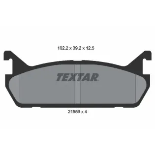 TEXTAR 2155901 Juego de pastillas de freno