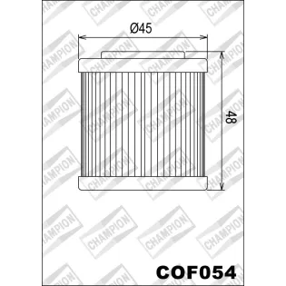 Filtro de aceite Champion para moto COF054