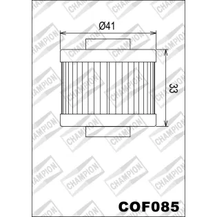 Filtro de aceite Champion para moto COF085