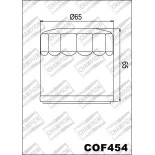 Filtro de aceite Champion para moto COF454