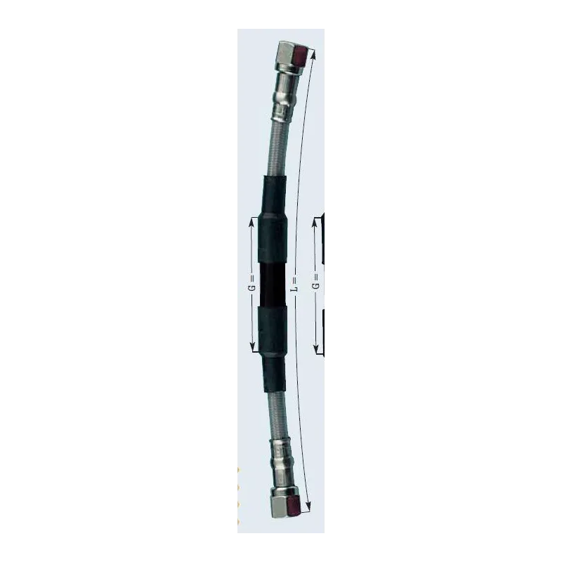 Tubo de moto acero offroad 800mm FrenTubo A06-CR0800-X1RD