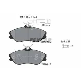 TEXTAR 2113802 Juego de pastillas de freno