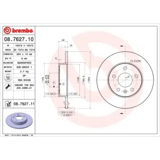 AP 15373 Disco de freno