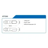 Intermitentes Oxford LED ATOM Mini (se incluyen 2 resistencias) EL350