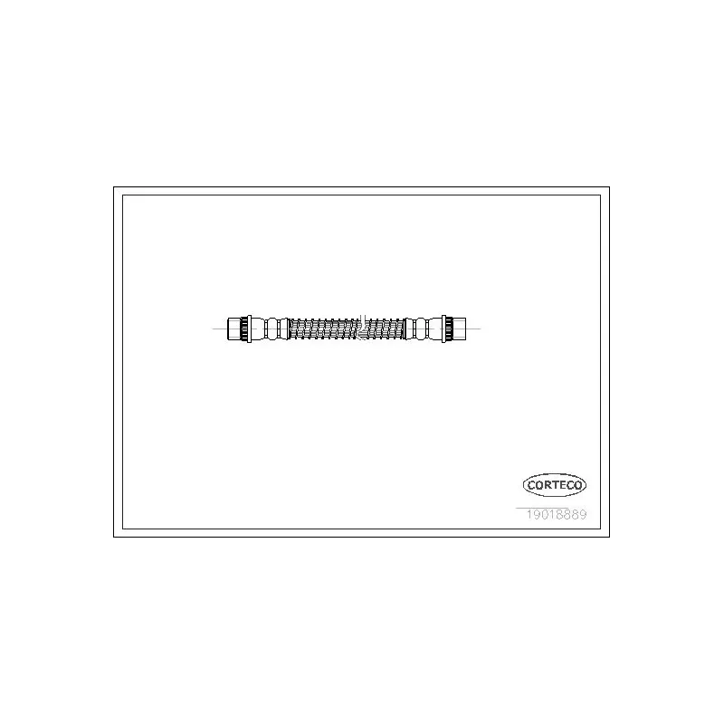 CORTECO 19018889 Tubo flexible de frenos