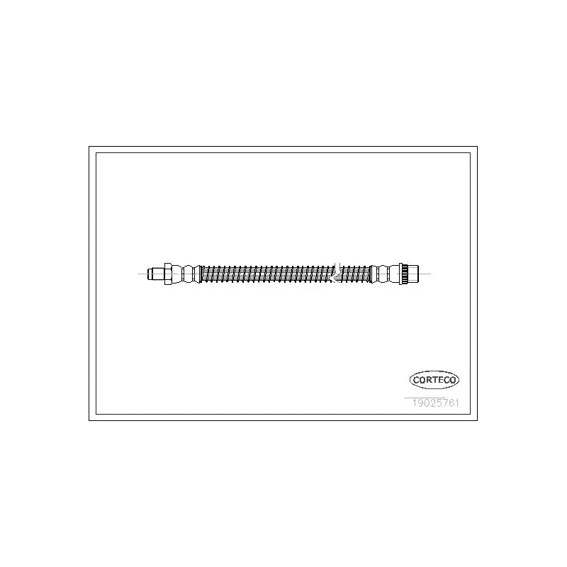 CORTECO 19025761 Tubo flexible de frenos