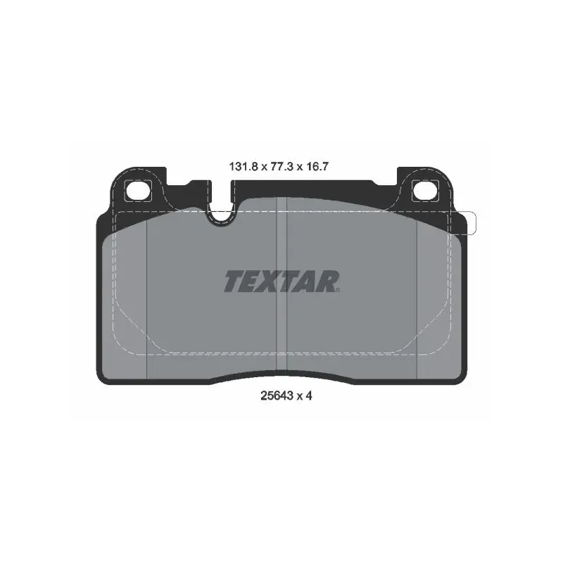TEXTAR 2564305 Juego de pastillas de freno