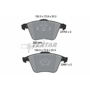 TEXTAR 2376302 Juego de pastillas de freno