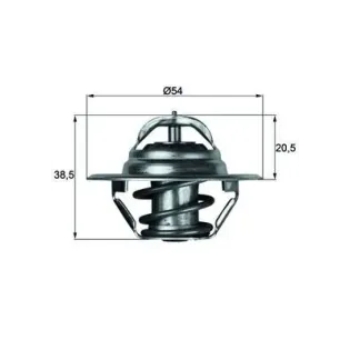 MAHLE TX 3 87D Termostato, refrigerante