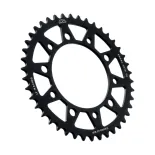 Corona moto JT Sprockets 42 dientes P.520 aluminio negro JTA1303.42BLK