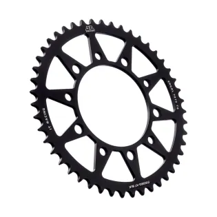 Corona moto JT Sprockets 47 dientes P.520 aluminio negro JTA1303.47BLK