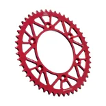 Corona moto JT Sprockets 49 dientes P.520 aluminio rojo JTA210.49RED