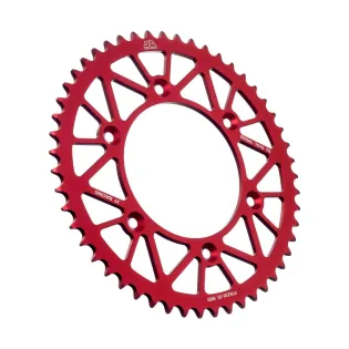 Corona moto JT Sprockets 51 dientes P.520 aluminio rojo JTA210.51RED