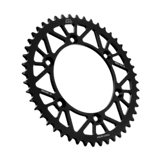 Corona moto JT Sprockets 48 dientes P.520 aluminio negro JTA251.48BLK