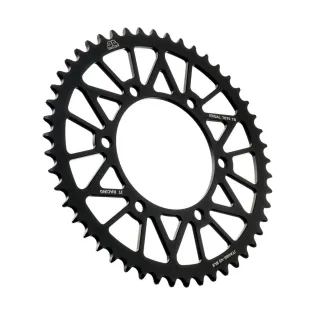 Corona moto JT Sprockets 49 dientes P.520 aluminio negro JTA486.49BLK