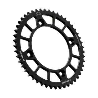 Corona moto JT Sprockets 49 dientes P.520 aluminio negro JTA895.49BLK