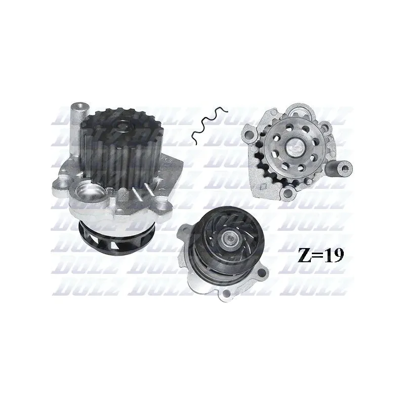 DOLZ A249 Bomba de agua adicional (circuito de agua de refrigeración)