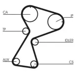 CONTINENTAL CTAM CT949 Correa dentada