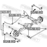 FEBEST SGAB-002 Suspensión, Brazo oscilante