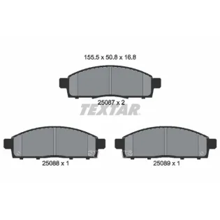 TEXTAR 2508701 Juego de pastillas de freno