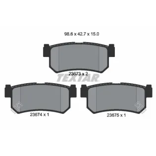 TEXTAR 2367301 Juego de pastillas de freno