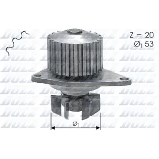 DOLZ C110 Bomba de agua, refrigeración del motor